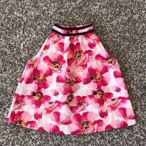 Janie and Jack Pink Flower Top Size 6-12 Months